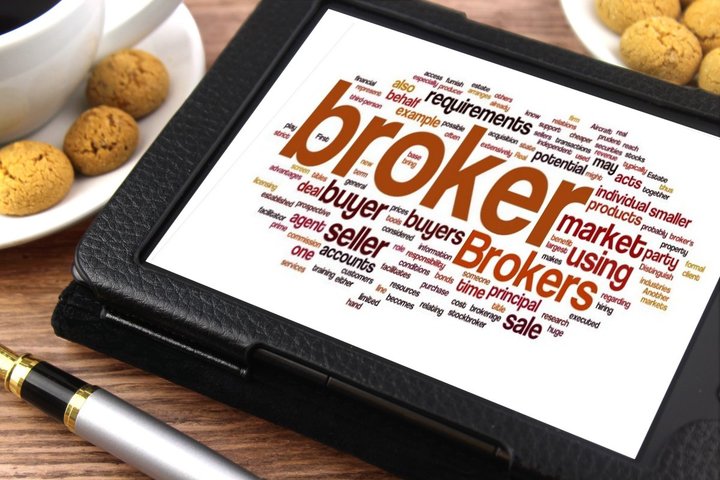 tablet showing broker process