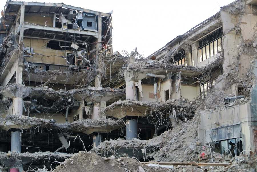 Ukraine war rubble