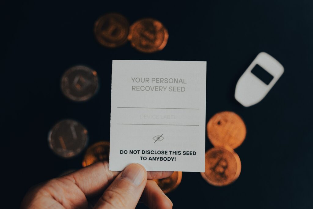 your personal recovery seed