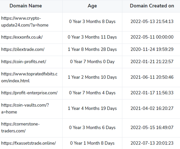 crypto-update24.com domain age table