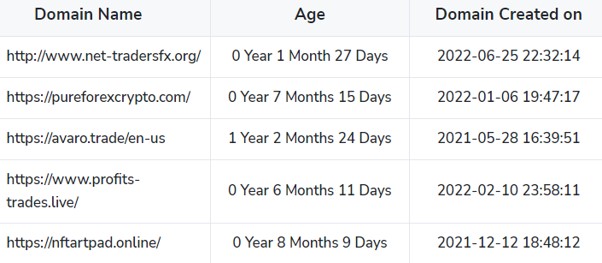 net-tradersfx.org domain age table