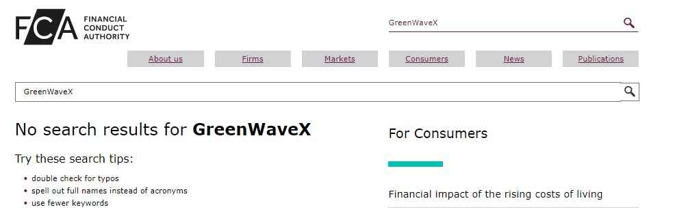 GreenWaveX FCA