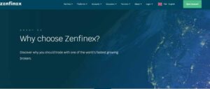 Zenfinex Homepage