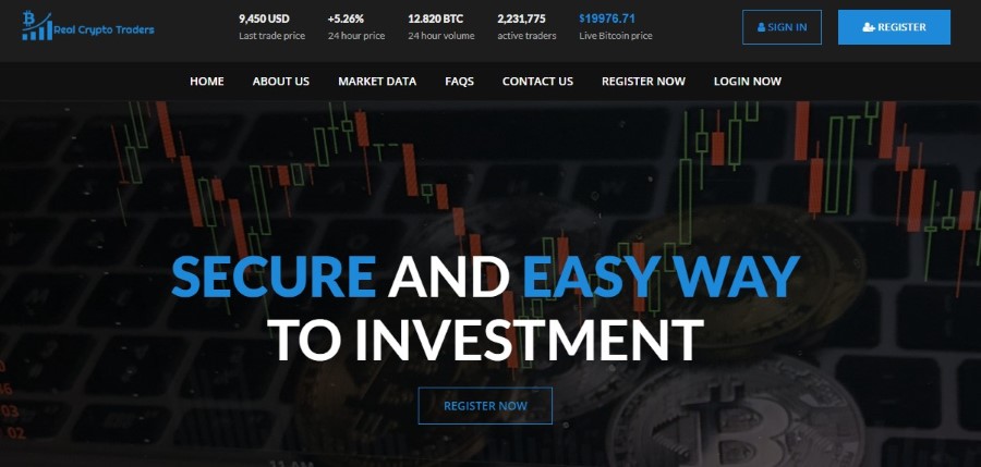 realcryptotraders.com homepage