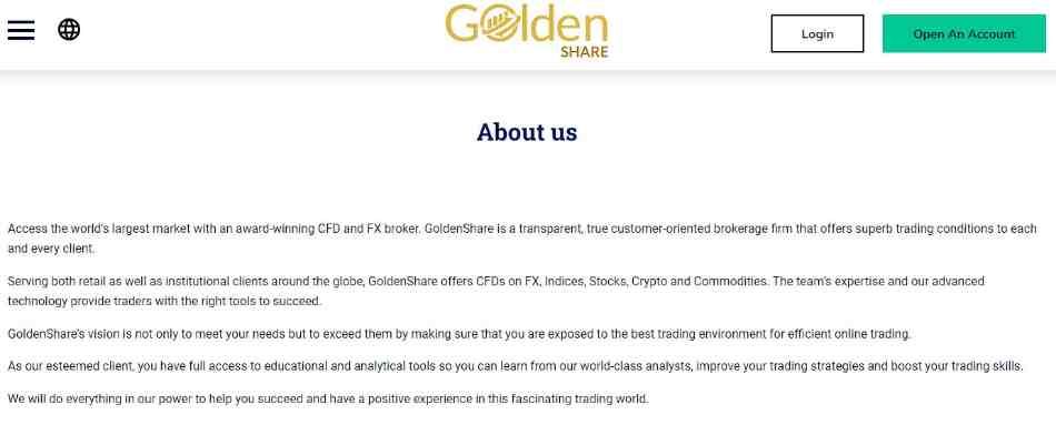 GoldenShare About us